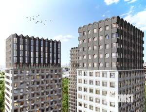 3-к квартира, строящийся дом, 60м2, 16/22 этаж