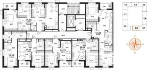 3-к квартира, вторичка, 75м2, 2/10 этаж