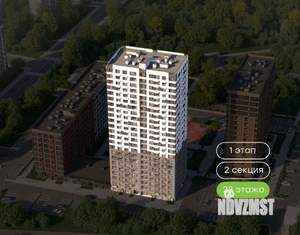 2-к квартира, вторичка, 61м2, 16/23 этаж