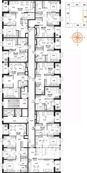 2-к квартира, вторичка, 39м2, 8/10 этаж