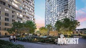 1-к квартира, строящийся дом, 34м2, 24/30 этаж