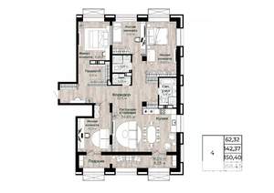 4-к квартира, вторичка, 150м2, 14/15 этаж