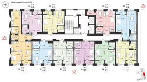 2-к квартира, вторичка, 51м2, 15/17 этаж