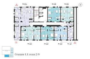 2-к квартира, вторичка, 43м2, 5/19 этаж