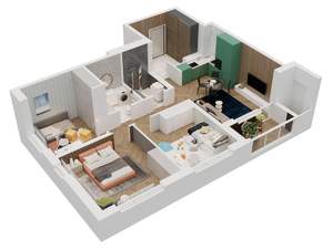 3-к квартира, вторичка, 81м2, 20/24 этаж