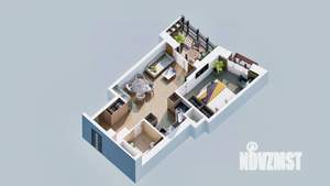 1-к квартира, вторичка, 43м2, 5/23 этаж