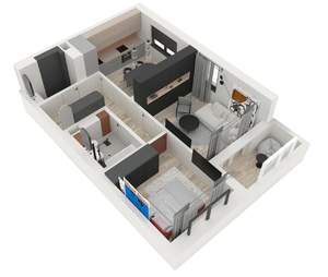 2-к квартира, вторичка, 53м2, 11/13 этаж