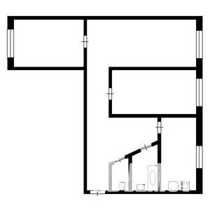 3-к квартира, вторичка, 58м2, 3/5 этаж