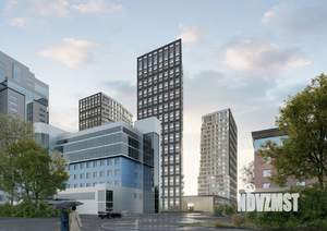 2-к квартира, строящийся дом, 61м2, 13/30 этаж