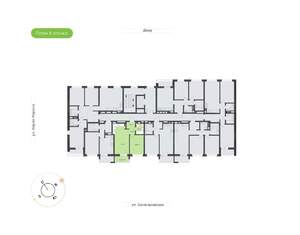 1-к квартира, вторичка, 44м2, 5/7 этаж