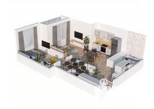 1-к квартира, вторичка, 59м2, 10/23 этаж