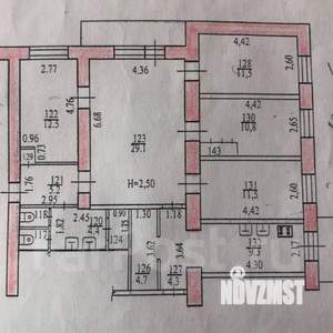4-к квартира, вторичка, 90м2, 3/5 этаж