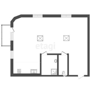 2-к квартира, вторичка, 52м2, 4/10 этаж