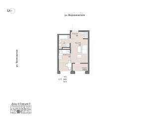 1-к квартира, вторичка, 26м2, 7/9 этаж