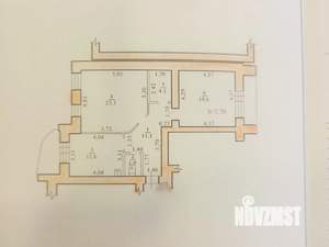 2-к квартира, вторичка, 72м2, 7/14 этаж