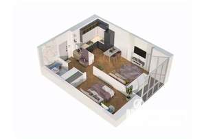 1-к квартира, вторичка, 45м2, 5/15 этаж