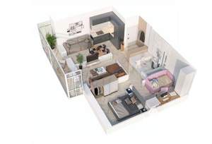 3-к квартира, вторичка, 51м2, 5/23 этаж