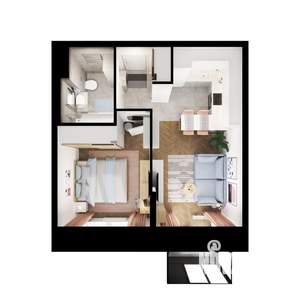 1-к квартира, вторичка, 36м2, 10/10 этаж