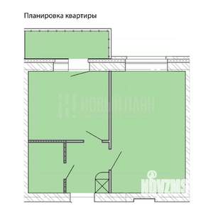 1-к квартира, сданный дом, 34м2, 1/10 этаж