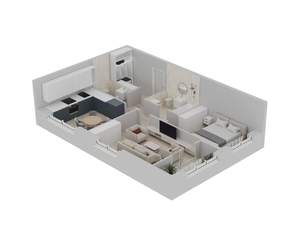2-к квартира, вторичка, 57м2, 18/20 этаж