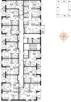 Студия квартира, вторичка, 26м2, 6/10 этаж