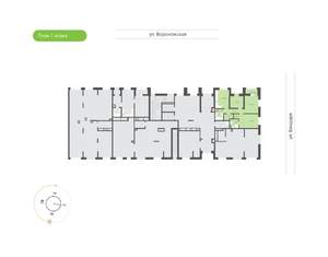 2-к квартира, вторичка, 65м2, 1/16 этаж