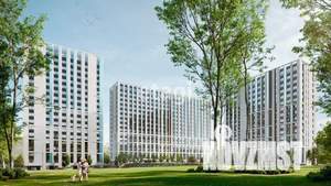 1-к квартира, строящийся дом, 32м2, 7/20 этаж