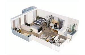 2-к квартира, вторичка, 65м2, 2/23 этаж