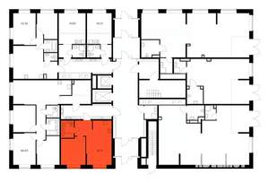 1-к квартира, вторичка, 41м2, 1/10 этаж