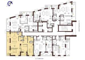 1-к квартира, строящийся дом, 110м2, 22/23 этаж