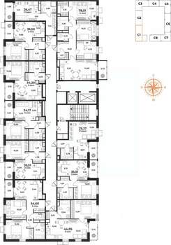 2-к квартира, вторичка, 45м2, 2/10 этаж