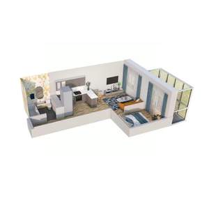 1-к квартира, вторичка, 36м2, 15/17 этаж