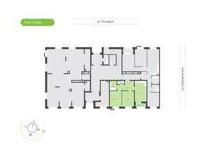 2-к квартира, вторичка, 61м2, 1/9 этаж