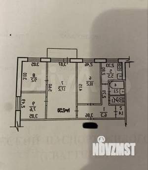 4-к квартира, вторичка, 61м2, 2/5 этаж