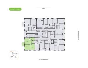 2-к квартира, вторичка, 63м2, 11/24 этаж