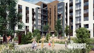 3-к квартира, строящийся дом, 65м2, 2/4 этаж