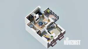 2-к квартира, вторичка, 52м2, 5/23 этаж