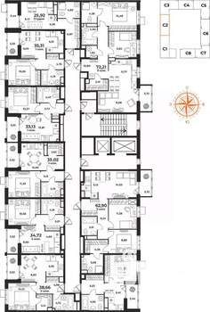 2-к квартира, вторичка, 39м2, 7/10 этаж