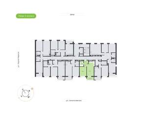 1-к квартира, вторичка, 44м2, 3/7 этаж