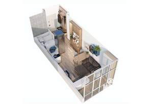 1-к квартира, вторичка, 20м2, 7/23 этаж