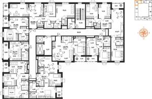 2-к квартира, вторичка, 35м2, 9/10 этаж