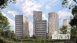 2-к квартира, строящийся дом, 44м2, 1/22 этаж