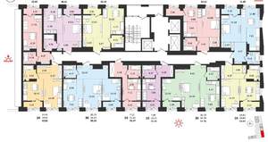 2-к квартира, вторичка, 51м2, 12/19 этаж