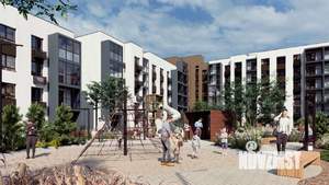 2-к квартира, строящийся дом, 64м2, 2/6 этаж