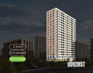 1-к квартира, вторичка, 38м2, 19/20 этаж