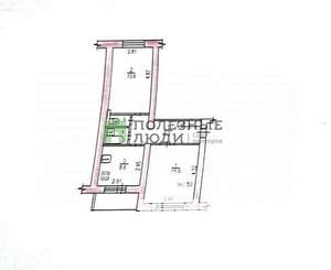 2-к квартира, вторичка, 47м2, 3/5 этаж