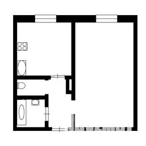 1-к квартира, вторичка, 33м2, 4/10 этаж