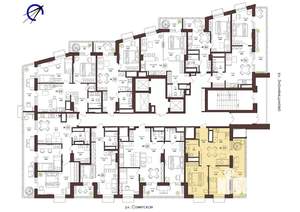 2-к квартира, вторичка, 55м2, 18/23 этаж