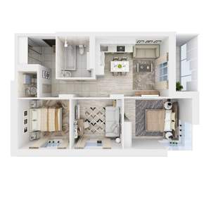 3-к квартира, вторичка, 75м2, 20/24 этаж