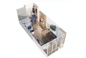 1-к квартира, вторичка, 20м2, 5/23 этаж